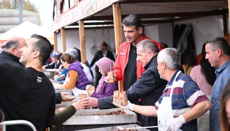 En fazla kestaneyi yiyip en güzel tatlıyı yapan ödülü kaptı