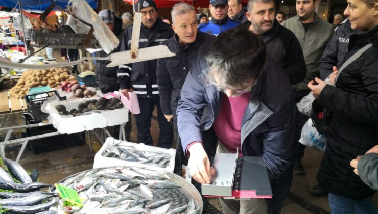 Balık tezgahları denetleniyor