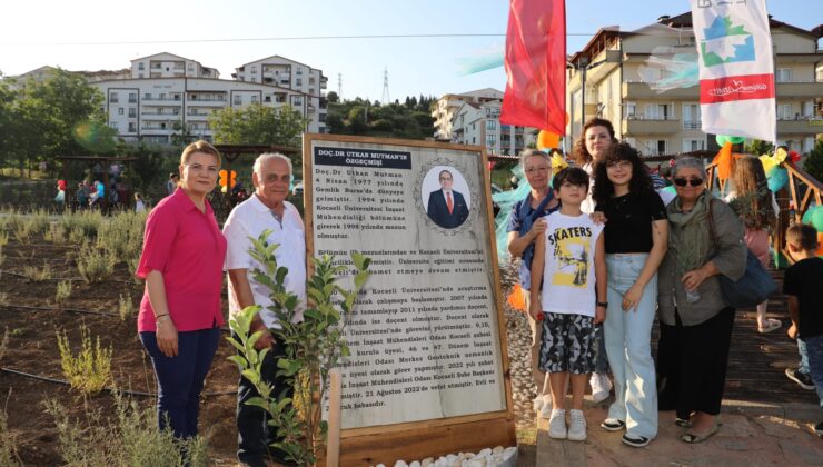 Merhum başkanın adı bu parkta yaşatılacak