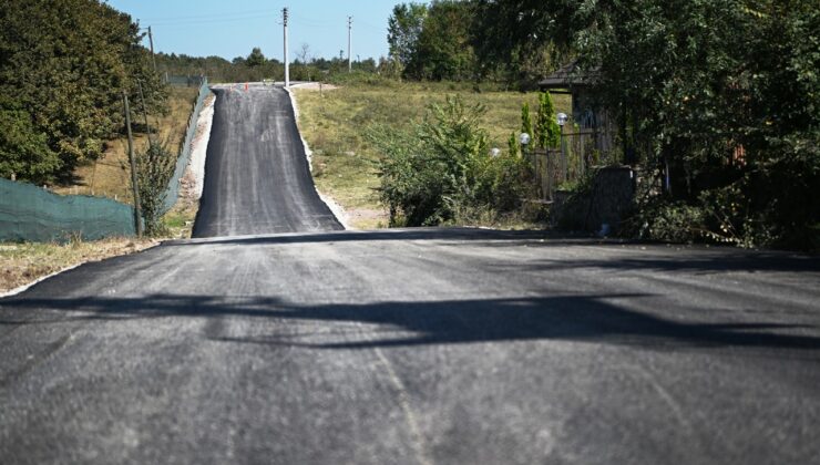 Kartepe yollarında kış hazırlığı