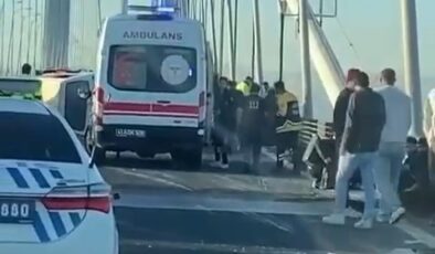 Osmangazi Köprüsü’nde kaza: 8 yaralı