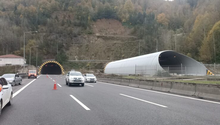 Bolu Dağı Tüneli İstanbul istikameti trafiğe açıldı