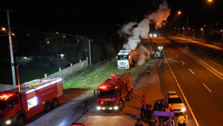 Azerbaycan’a giden kimyasal yüklü tanker tepkimeye girdi, ekipler harekete geçti