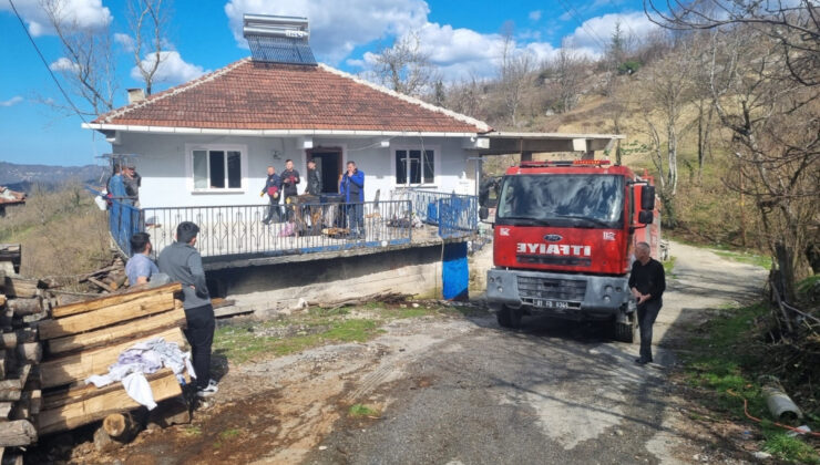 Yığılca’da yangında yaralanan kişi Kocaeli’ye yanık ünitesine getirildi