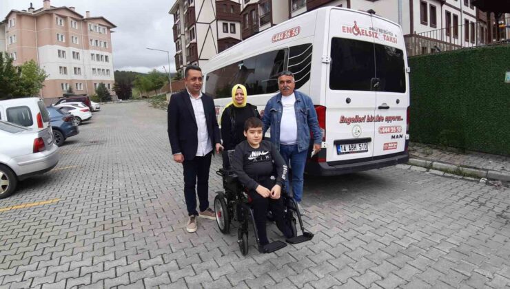 13 yaşındaki Spina bifida hastası çocuğun, akülü araç sevinci yürekleri ısıttı