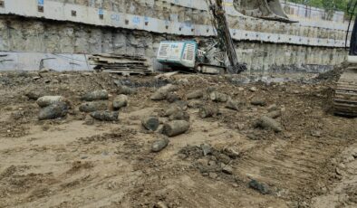 Beyoğlu’nda inşaat alanında askeri mühimmat bulundu
