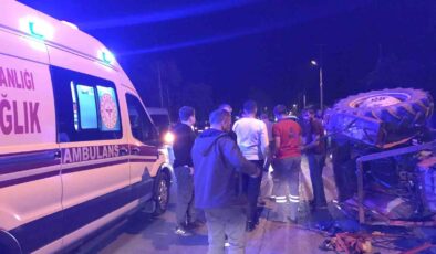 ASKF Başkanının karıştığı kazada traktör devrildi: 1 yaralı