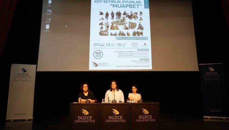 Köy seyirlik oyunlar konulu panel ve belgesel film gösterimi yapıldı