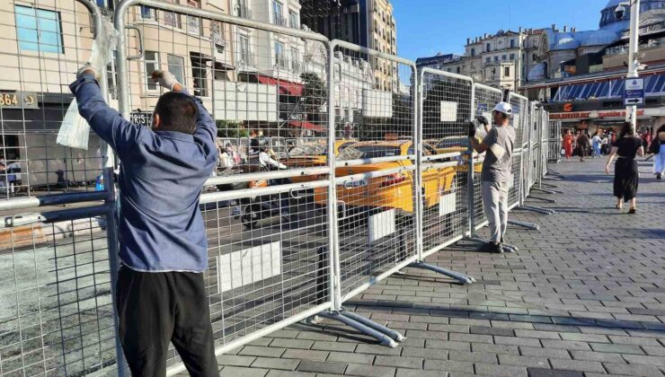 İstanbul Valiliği tarafından yarın Taksim’de düzenlenmek istenen yürüyüş için önlemler alındı