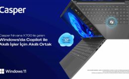 Casper Nirvana bilgisayarlar Windows 11 Pro ile maksimum güvenlik ve verimlilik sunuyor