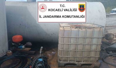 Kocaeli’de 25 bin litre kaçak akaryakıt ele geçirildi