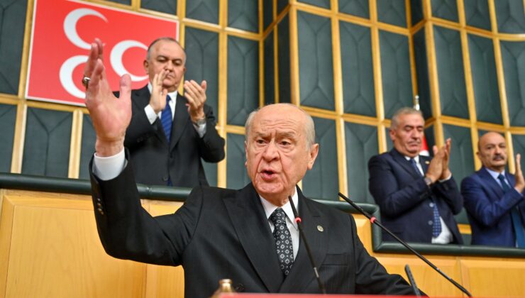 Bahçeli: “Terörist başının tecridi kaldırılırsa, gelsin TBMM DEM Parti grup toplantısında konuşsun”