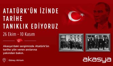 Akasya’da Cumhuriyet Bayramı’nın 101’inci yıl coşkusu ve Atatürk Fotoğrafları Sergisi