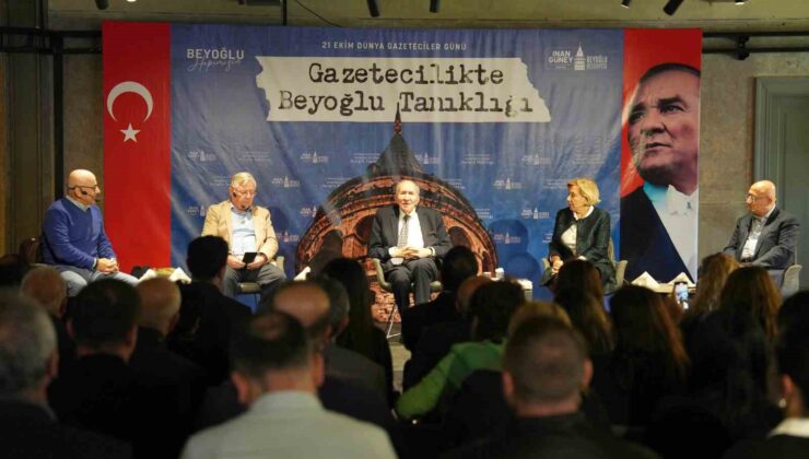 Beyoğlu’nda “Gazetecilikte Beyoğlu Tanıklığı” paneli düzenlendi