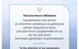 Havalimanlarında güvenlik önlemleri artırıldı