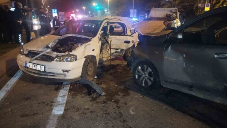 Maltepe’de trafik kazası: 2 yaralı