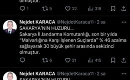 Sakarya hırsızlık vakalarının en çok azaldığı büyükşehir oldu