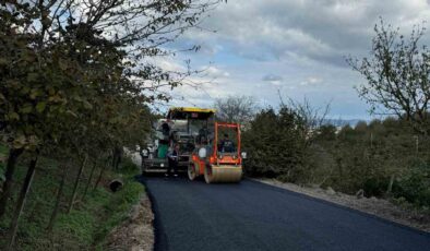 Serdivan’ın o yolu asfaltlandı