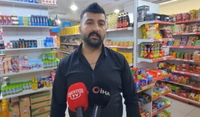 Sultangazi’de market hırsızlığı kamerada