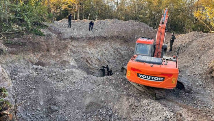 Sakarya’da define avcılarına suçüstü: 5 gözaltı